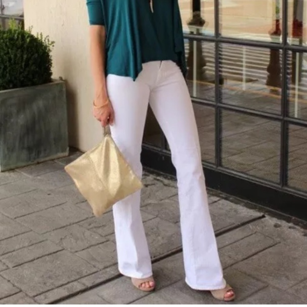 m.i.h. Jeans Marrakesh High Rise Kick Flare White